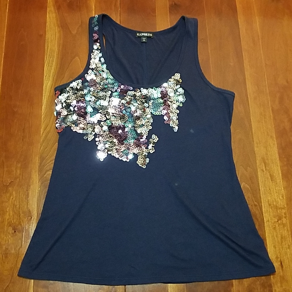 Express sequin tank